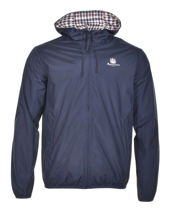 Hooded Reversible Sailor Jacket Navy