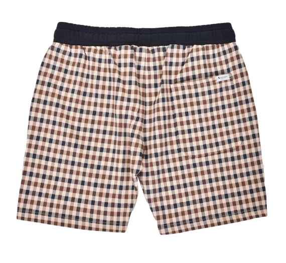 Club Check Shorts Navy-11