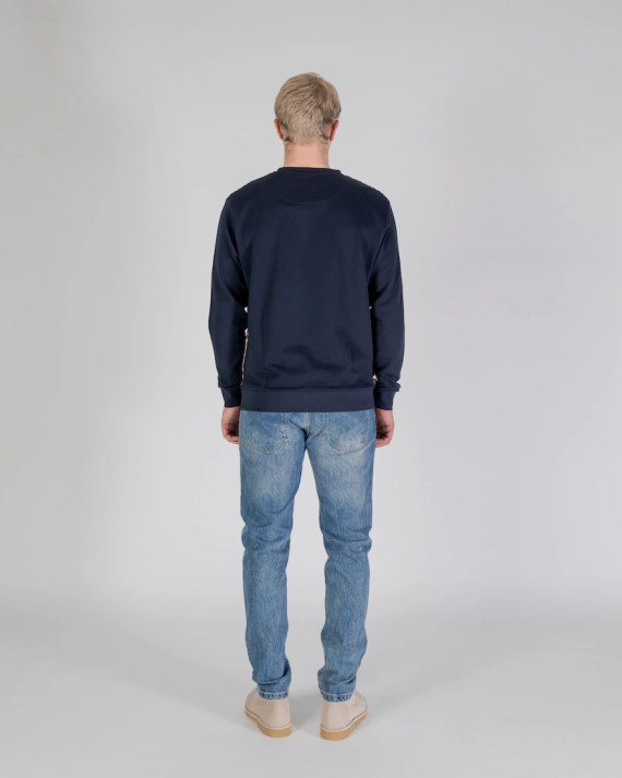 Iconic Front Club Check Sweatshirt Navy