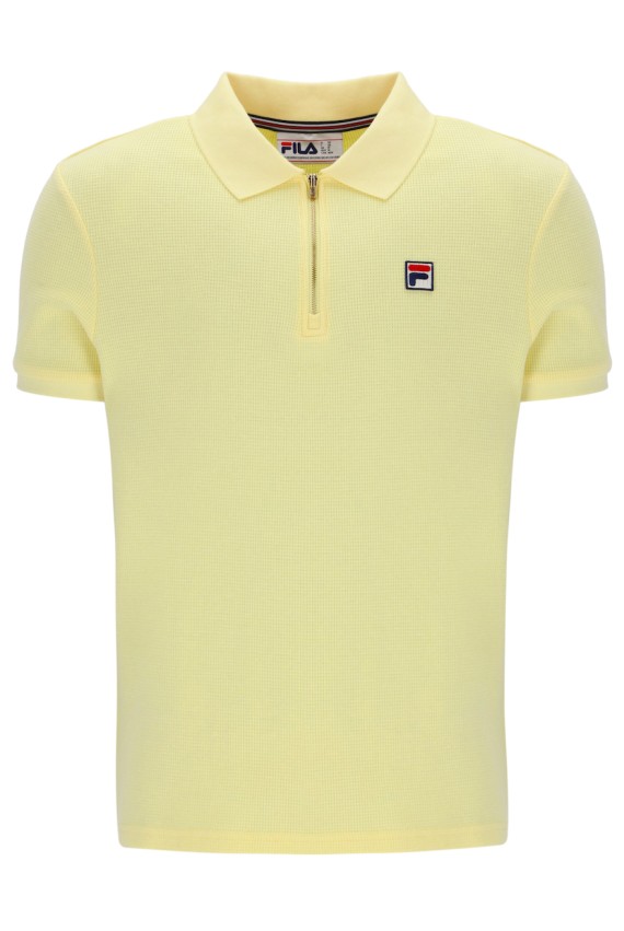 Benjamin Micro Waffle Polo Popcorn-977