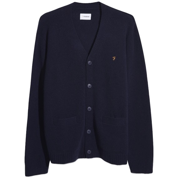 F4GHC049 Birchall Cardigan True/Navy-412