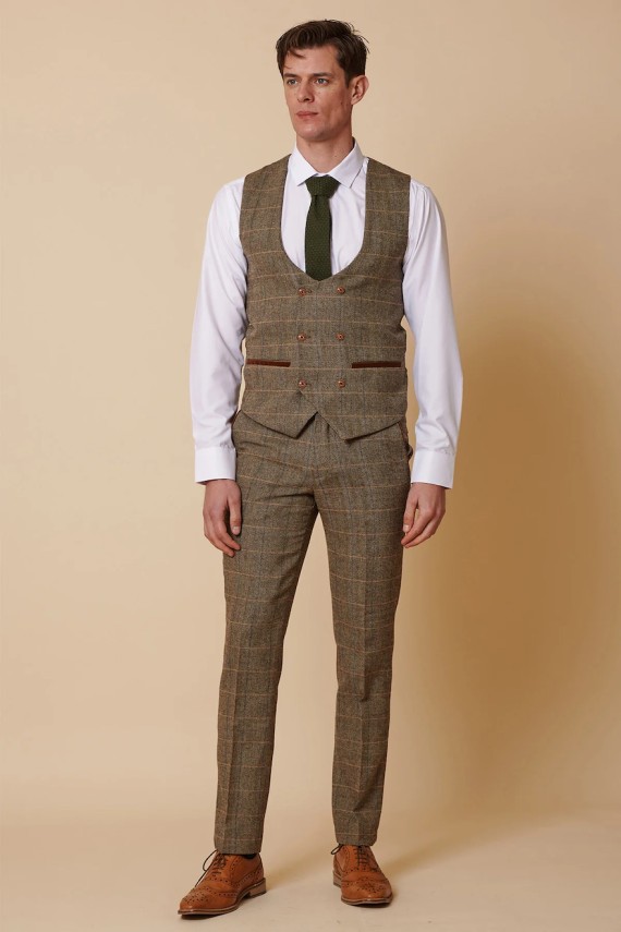 Ted Tan 3 Piece Suit Tan