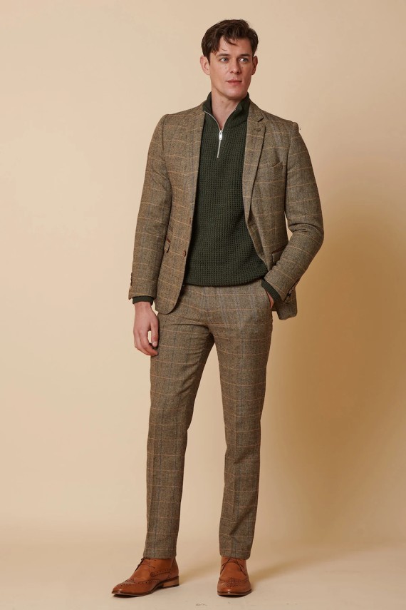 Ted Tan 2 Piece Suit Tan