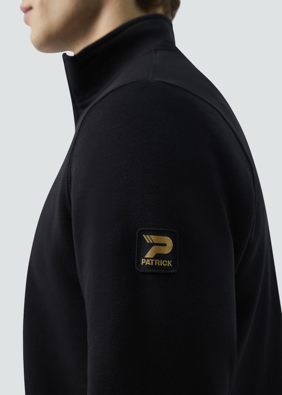 Harlem 1/4 Zip Sweatshirt Black