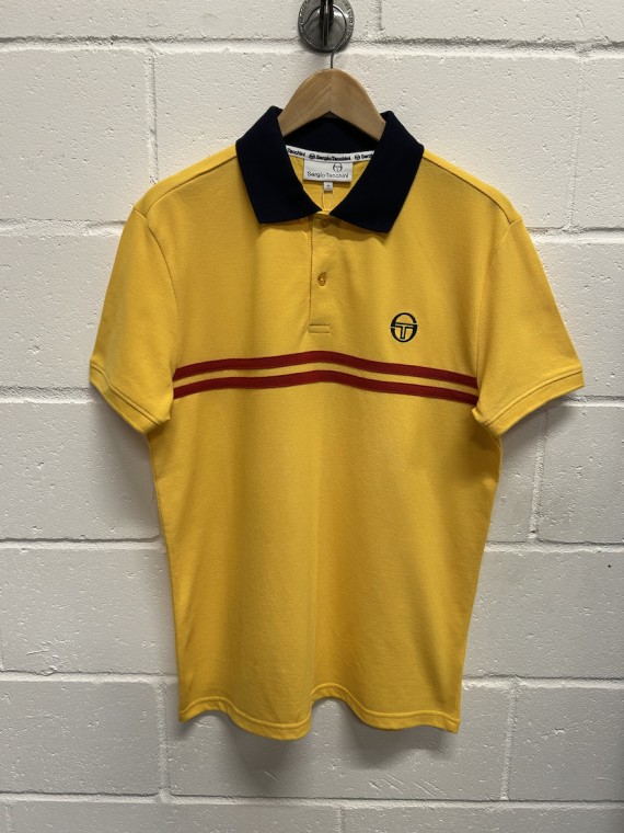 Supermac Polo Shirt Daffodill/MaritimeBlue/AdrenalineRush-4434