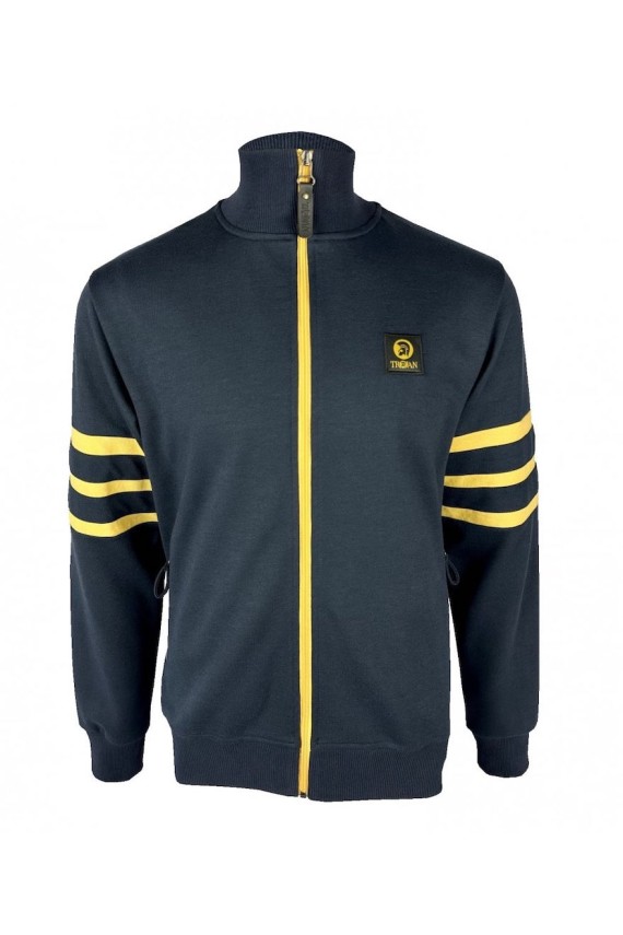 TR8951 Stripe Sleeve Track Top Navy