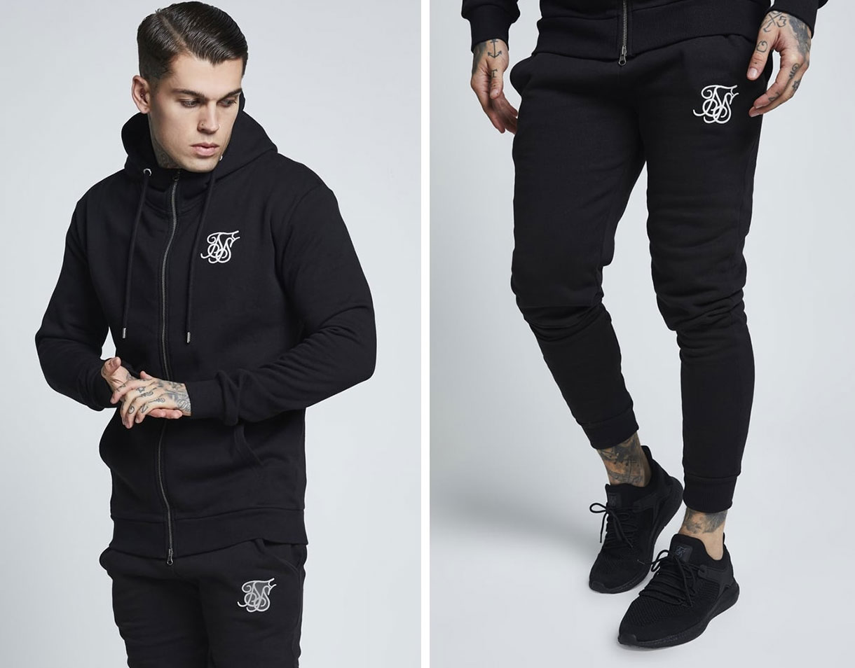 siksilk muscle fit joggers